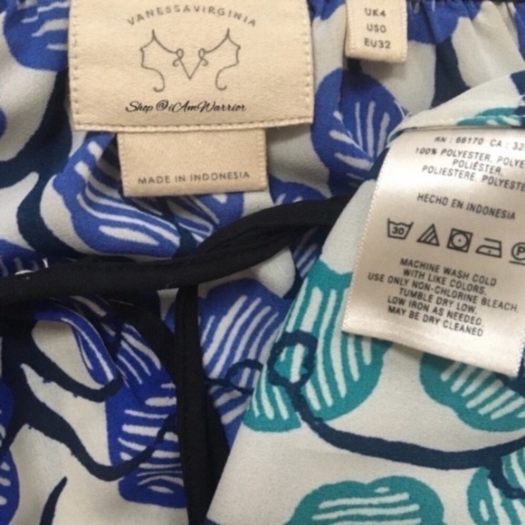 Anthropologie {Vanessa Virginia} floral bubble sleeve top *shop@iamwarrior - Picture 6 of 7